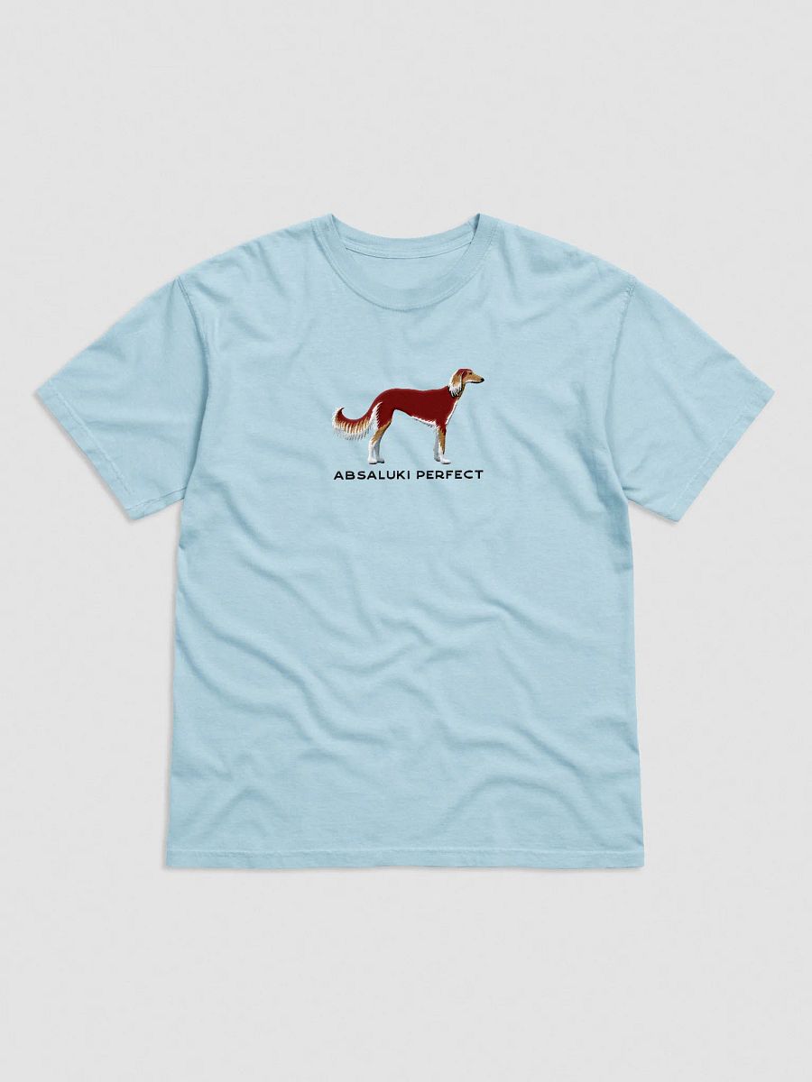 Absaluki Perfect T-Shirt(Embroidered) of a Saluki(Red Tricolor) product image (41)