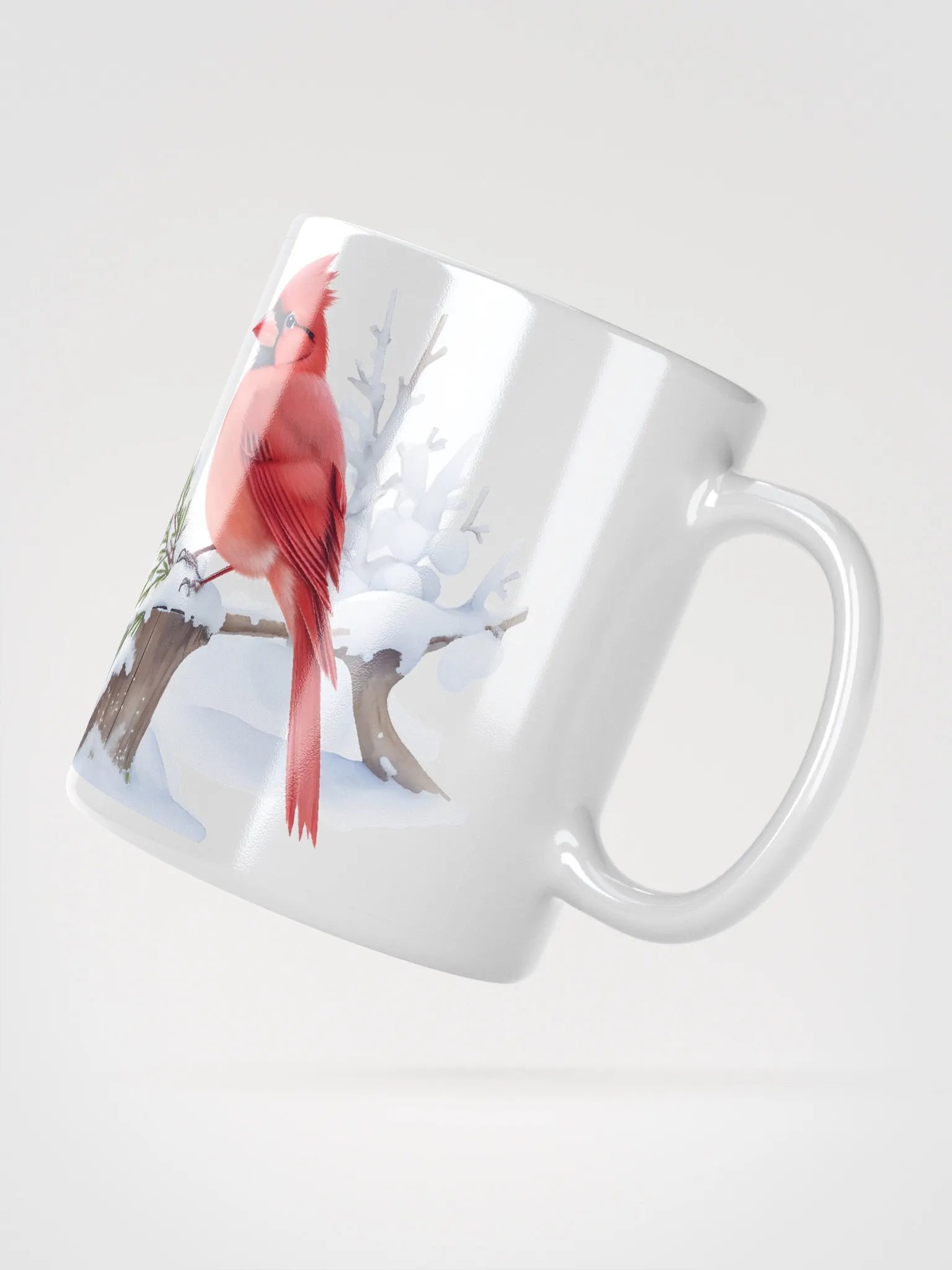 Winter Cardinal Symmetry Mug product image (4)