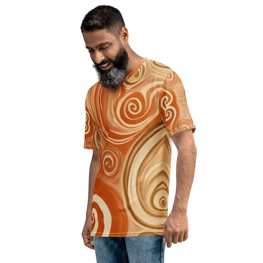 Funky Latte Liquid Tie-Dye Men's T-shirt product image (8)