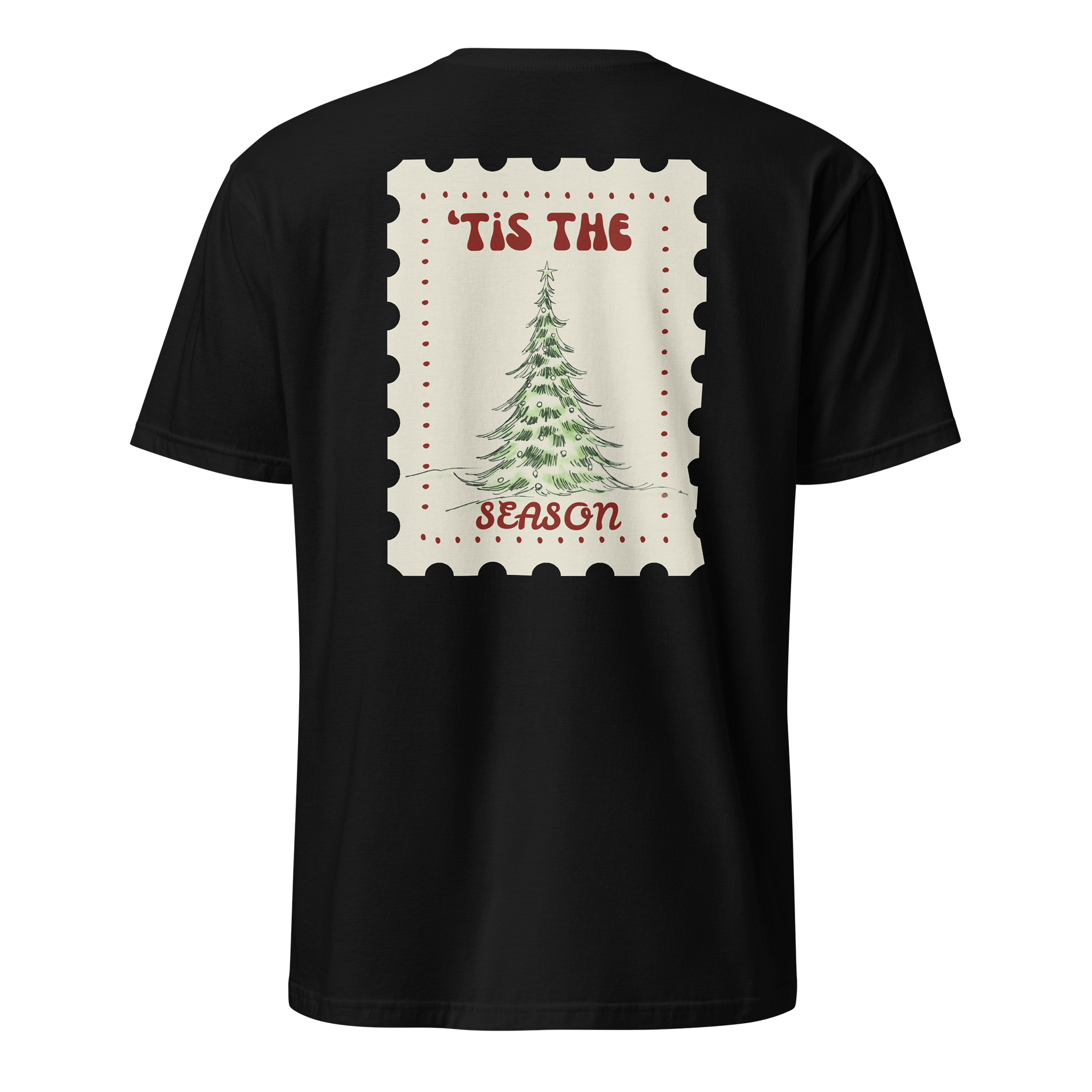 Festive Tree Stamps Tee, Perfect for Holidays and Winter product image (40)