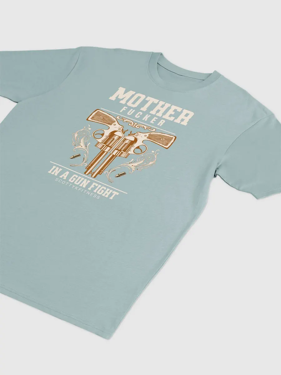 MF in a Gun Fight Unisex Heavyweight Tee product image (2)