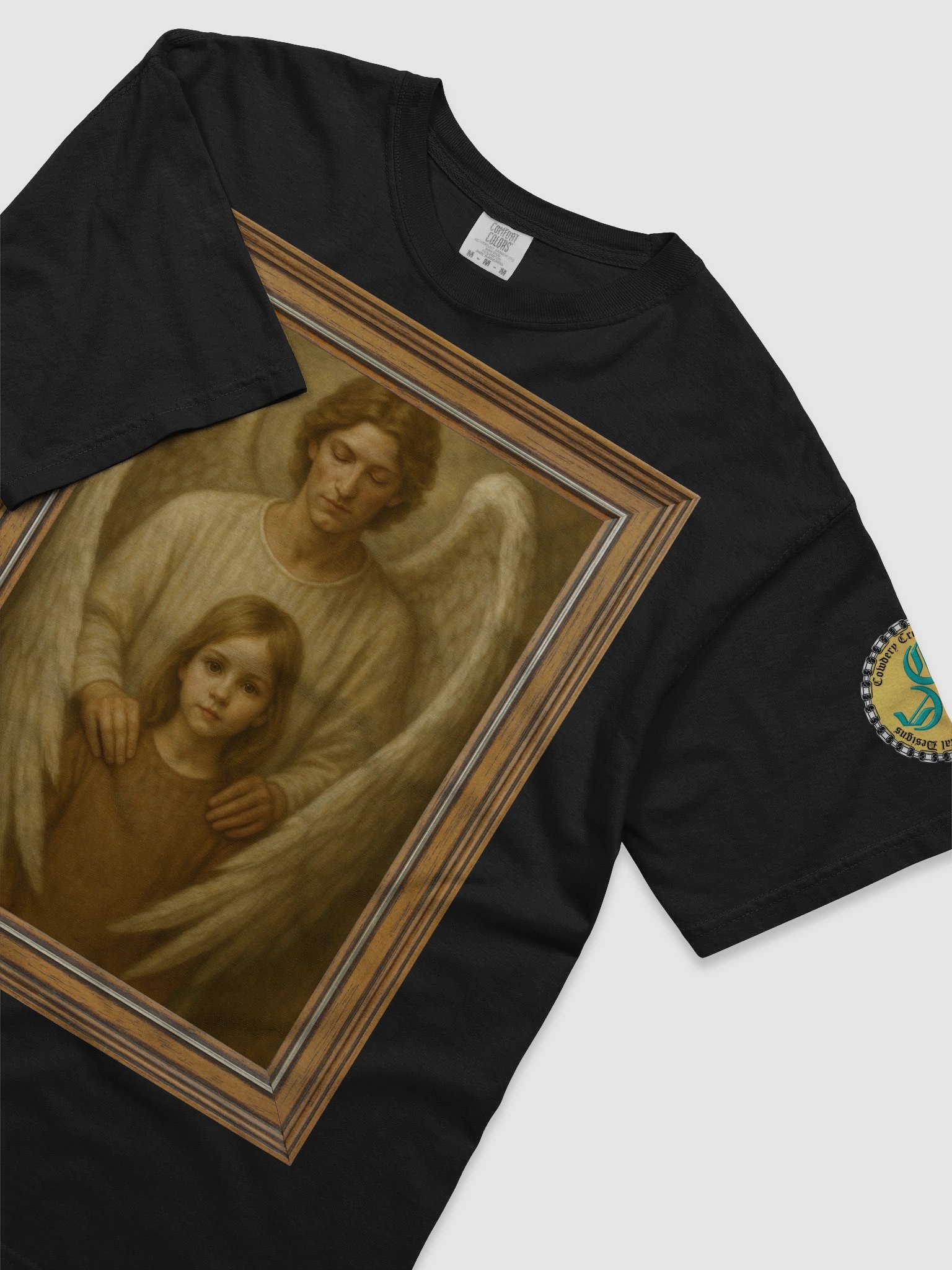 Angels Watch Over Them (Female) Comfort Colors Garment-Dyed Heavyweight T-Shirt Colors (1) product image (5)