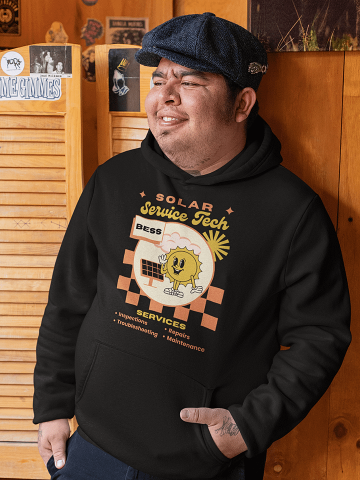 Retro Solar Services Hoodie product image (2)