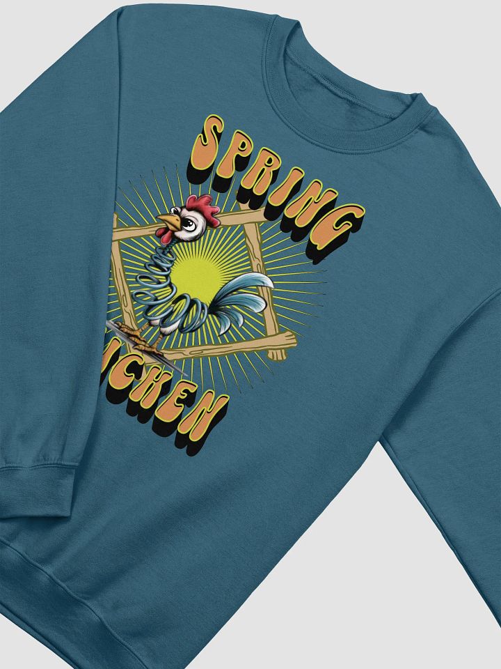 Spring Chicken Cartoon Crewneck Sweatshirt product image (12)