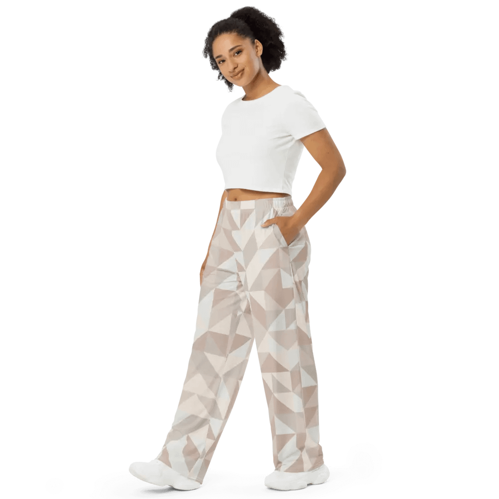 BUIII Dynamic Geometry: Whispering Sands Wide-Leg Pants product image (2)