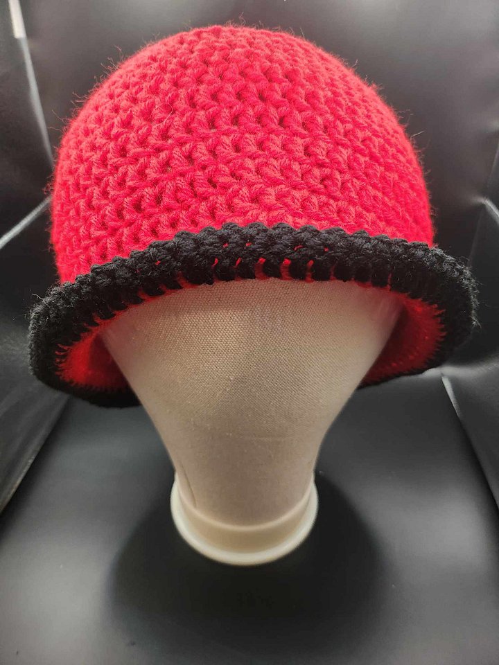 Bucket Hat (Red/Black) product image (2)