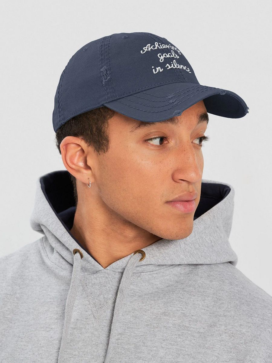 Achieving goals in silence - Distressed Cap product image (6)