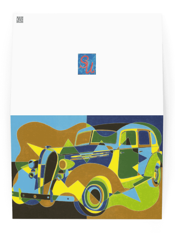 Will & Nellie's Ride ('36 Hudson Terraplane) Greeting Card product image (1)