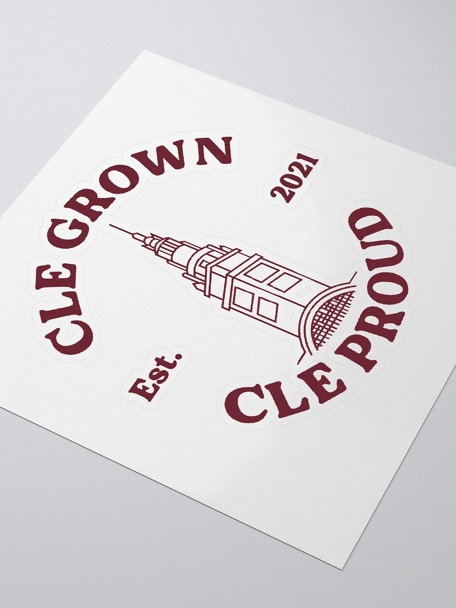 Cleveland Grown, Cleveland Proud Sticker (Basketball Edition) product image (3)