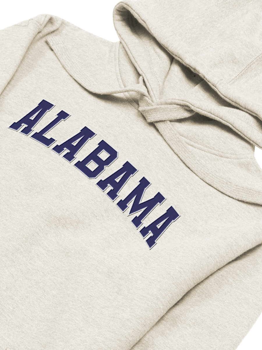 Alabama Vintage Stylish Embroidery Unisex Premium Hoodie product image (2)