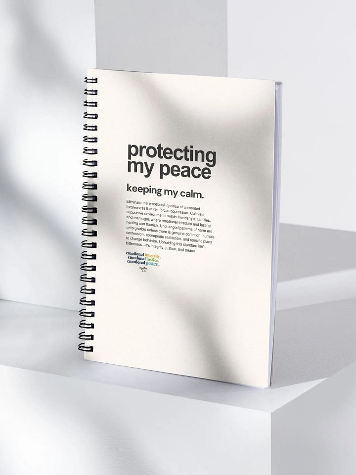 Official Planted By Calm | Calm Keepers Dot Spiral Notebook (Style 3 - Sand) product image (2)