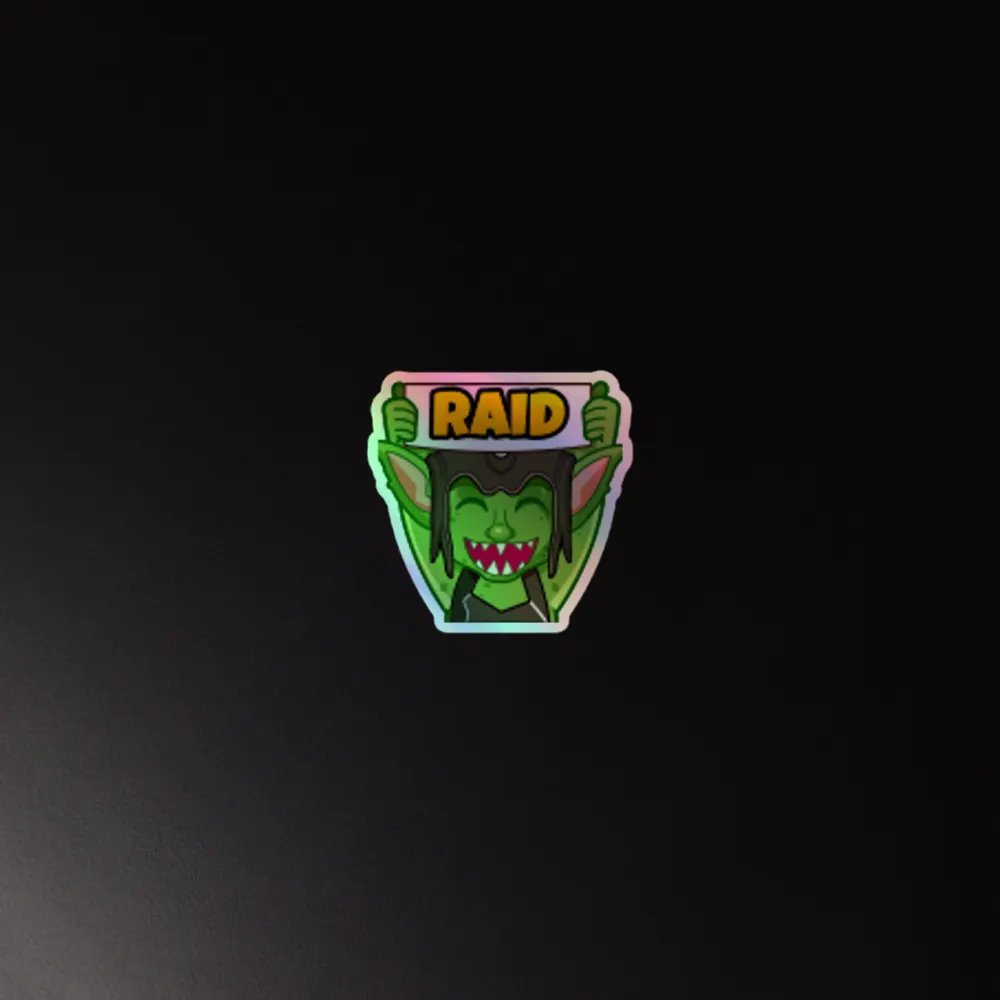 Raid Holographic Sticker product image (2)