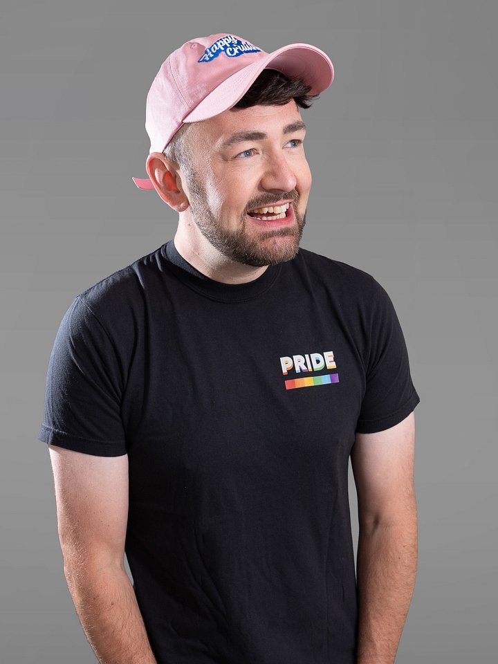 Men's Cruise with Ben and David Pride Logo T-Shirt - Black product image (1)