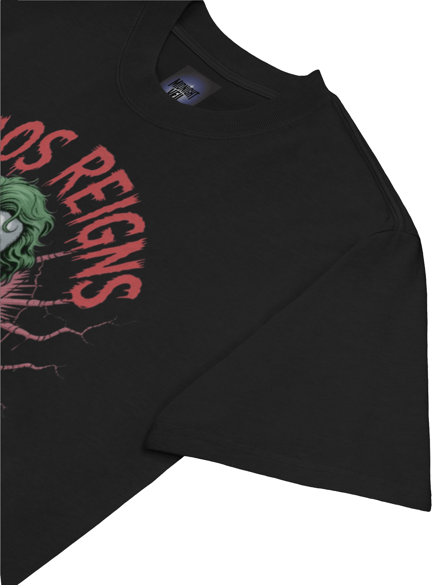 Joker 'Chaos Reigns' Oversized Faded T-Shirt product image (7)