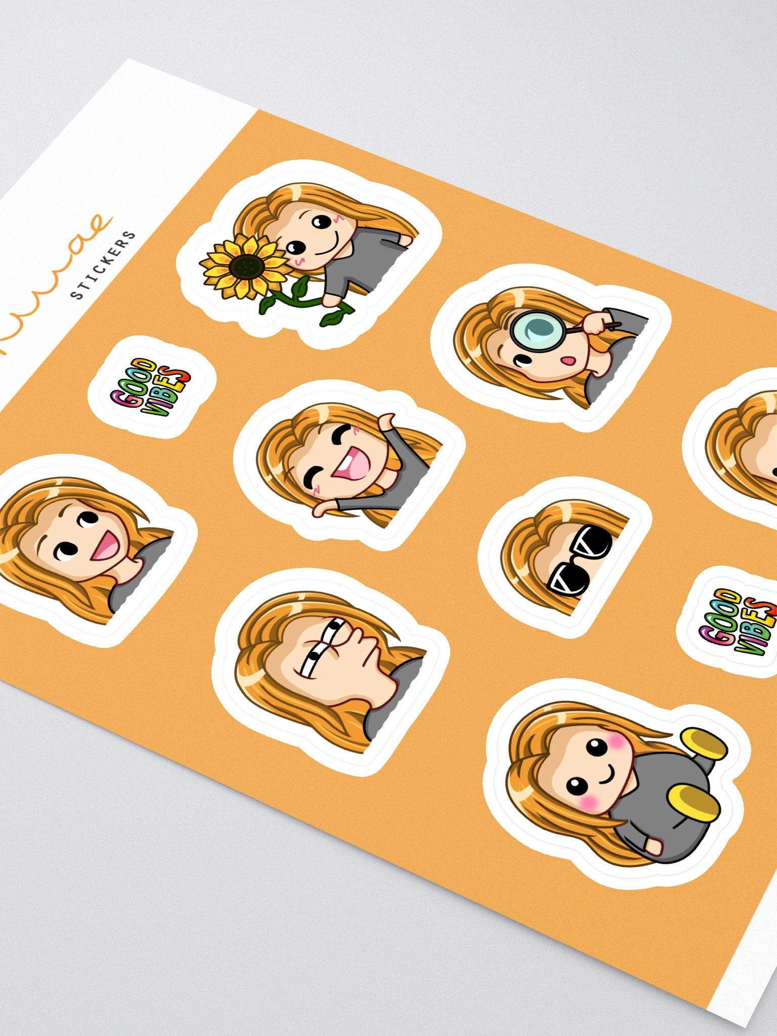 Emote Sticker Sheet product image (2)