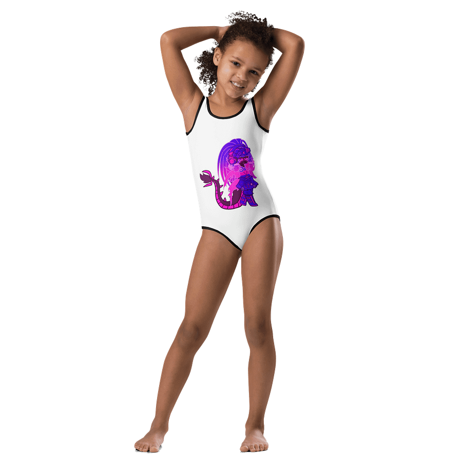 Supercharged Evolved Kaiju Girl Swimsuit for Kids product image (2)