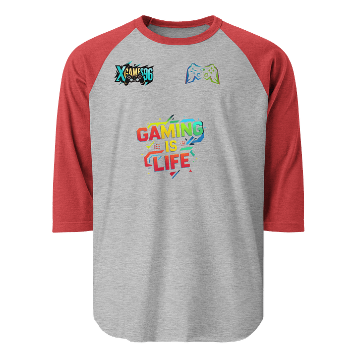 xgames96 Gamer's Life ¾ Sleeve Tee product image (1)