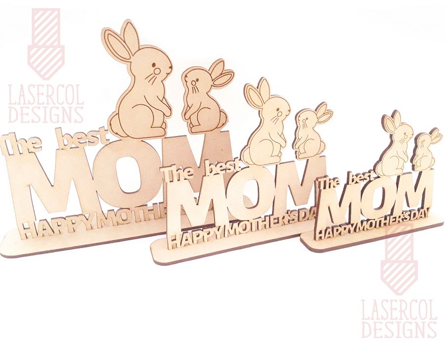 Mother's Day Gift Plaque (Three Sizes) Set 4 - Laser Cut Files product image (8)