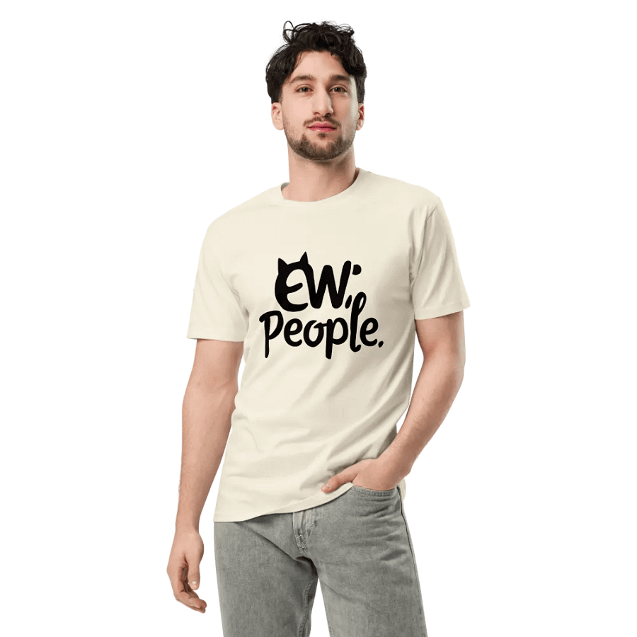 Ew, People - Cat Face Graphic T-Shirt product image (4)