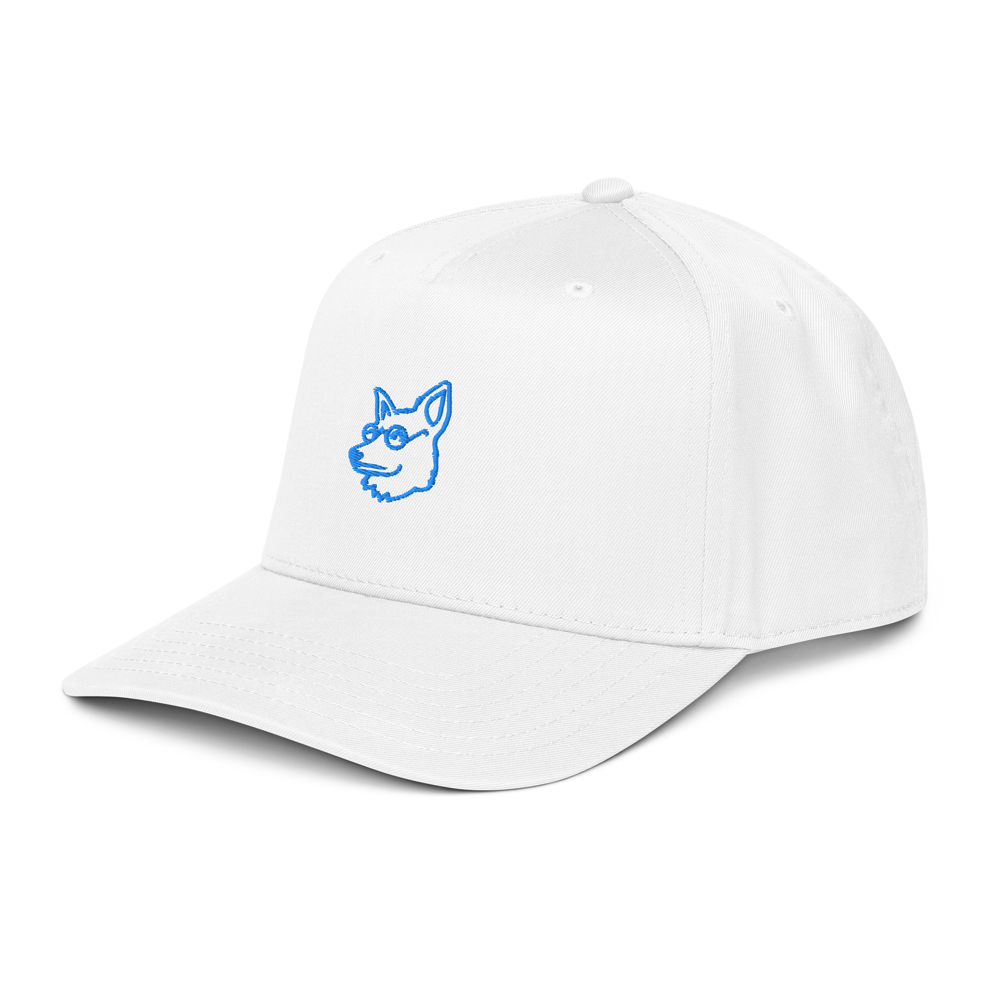 Silly Dog With Glasses. Baseball Cap product image (3)