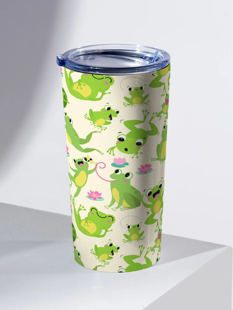 Frogs and Lilly pads repeating pattern product image (1)