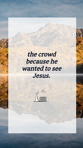 Ever felt like Zacchaeus, eager to see Jesus but facing obstacles? Discover how his determination led to a life-changing enco...