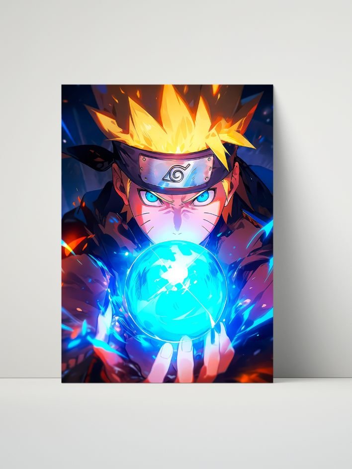 Naruto – Rasengan Focus – 8x10 Metal Print product image (1)