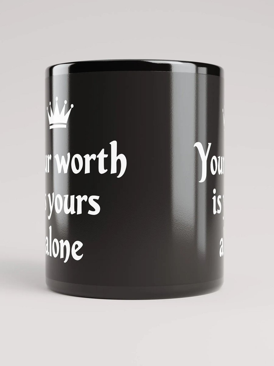 Unlock Your Power with Beyoncé’s Wisdom:  Your Worth Is Yours Alone – Inspirational Mug Every True BeyHive Member Needs! product image (5)