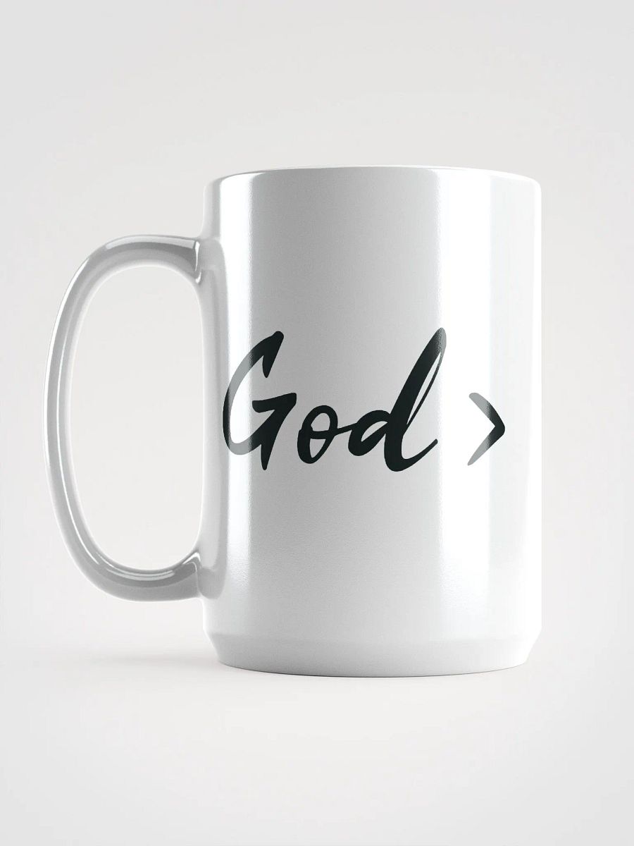 God > BLACK TEXT MUG product image (6)