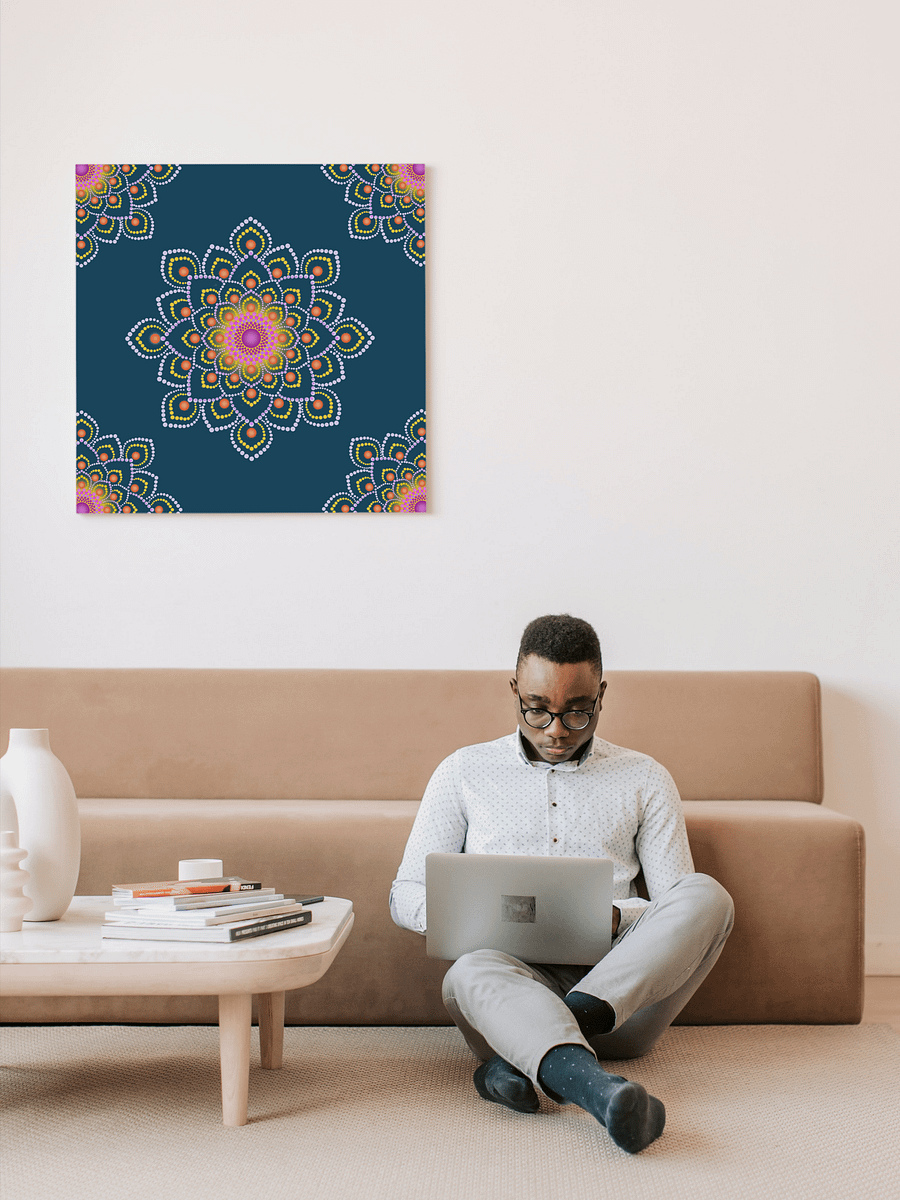 Simple Colorful Dot Mandala Poster, 2 JPG Files product image (2)