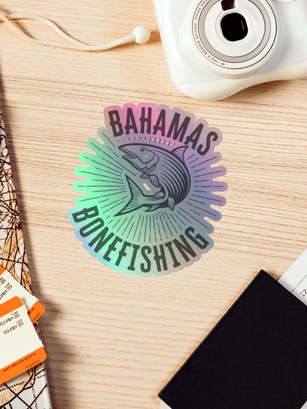 Bahamas Sticker Holographic : Fishing Bahamas Bonefishing Bonefish product image (1)