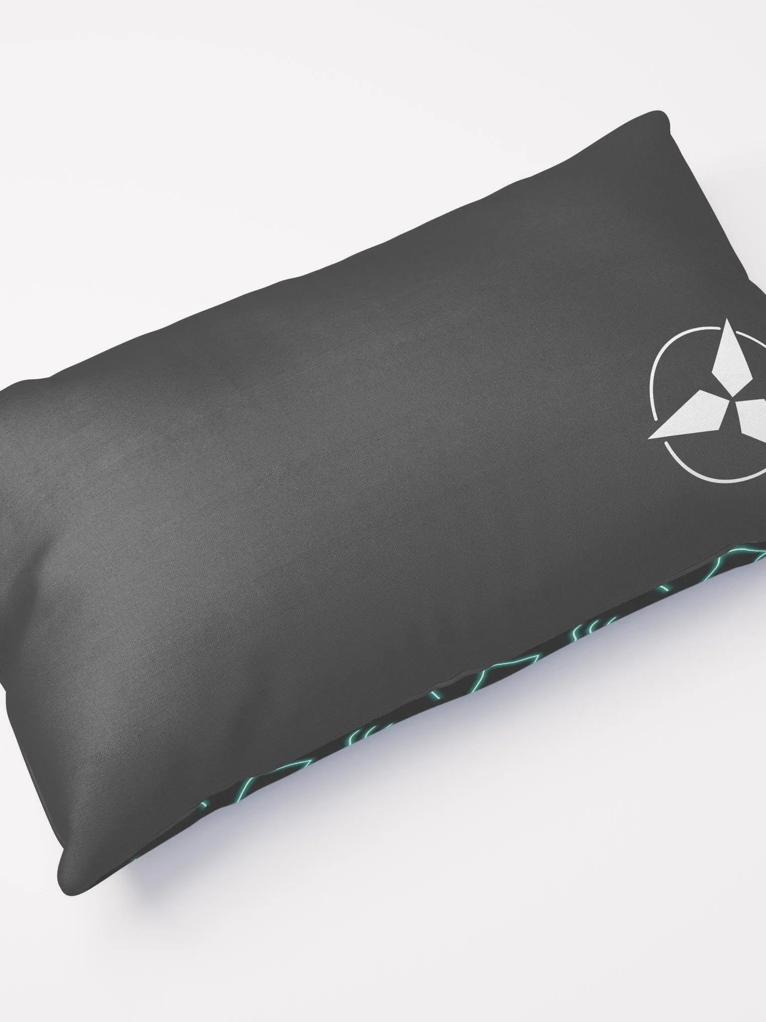 ESP Card Pattern Half-Print Solid Back Pillow—Minty Edition product image (11)