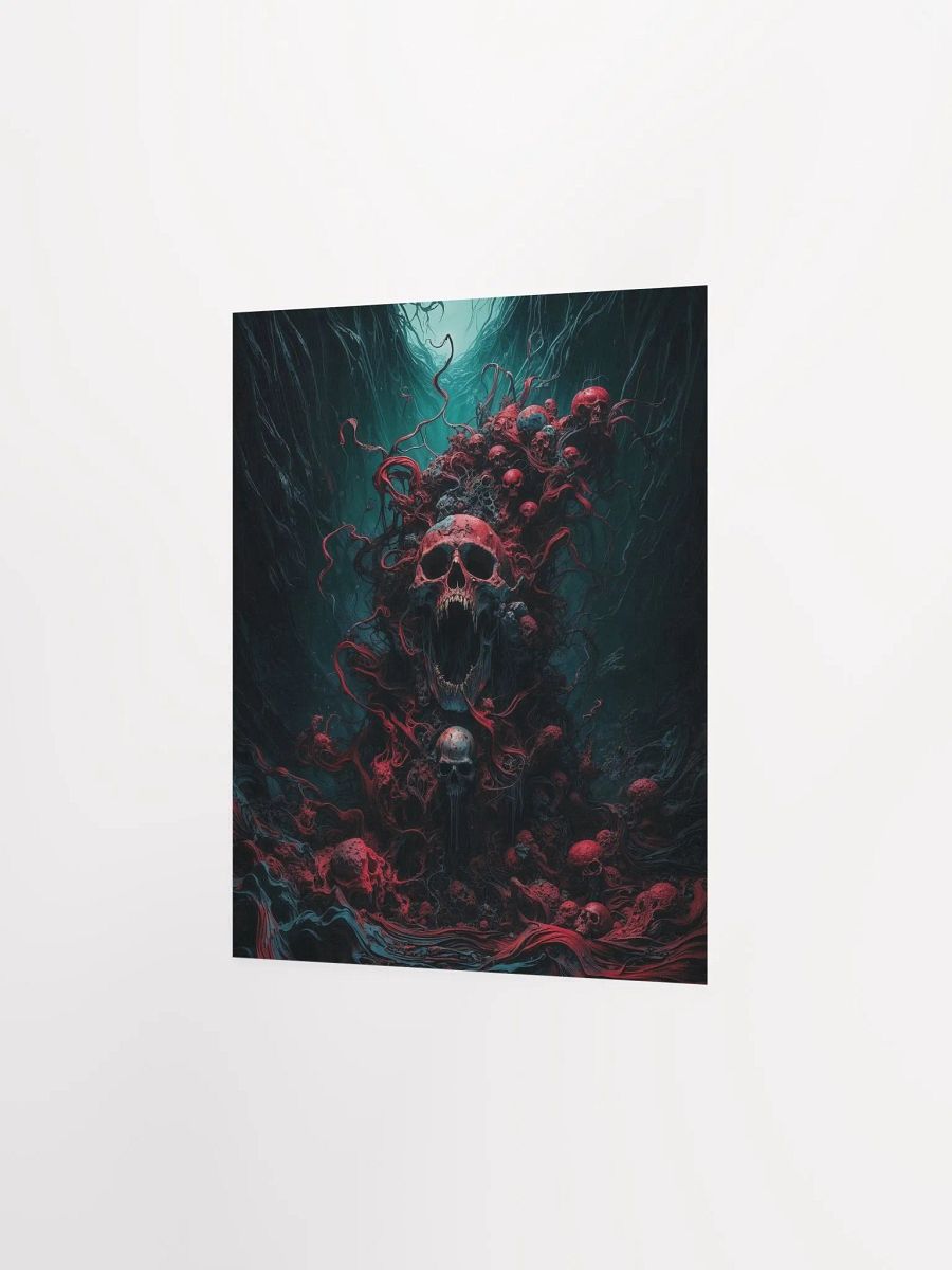 Surreal Skull Chaos Matte Poster product image (23)