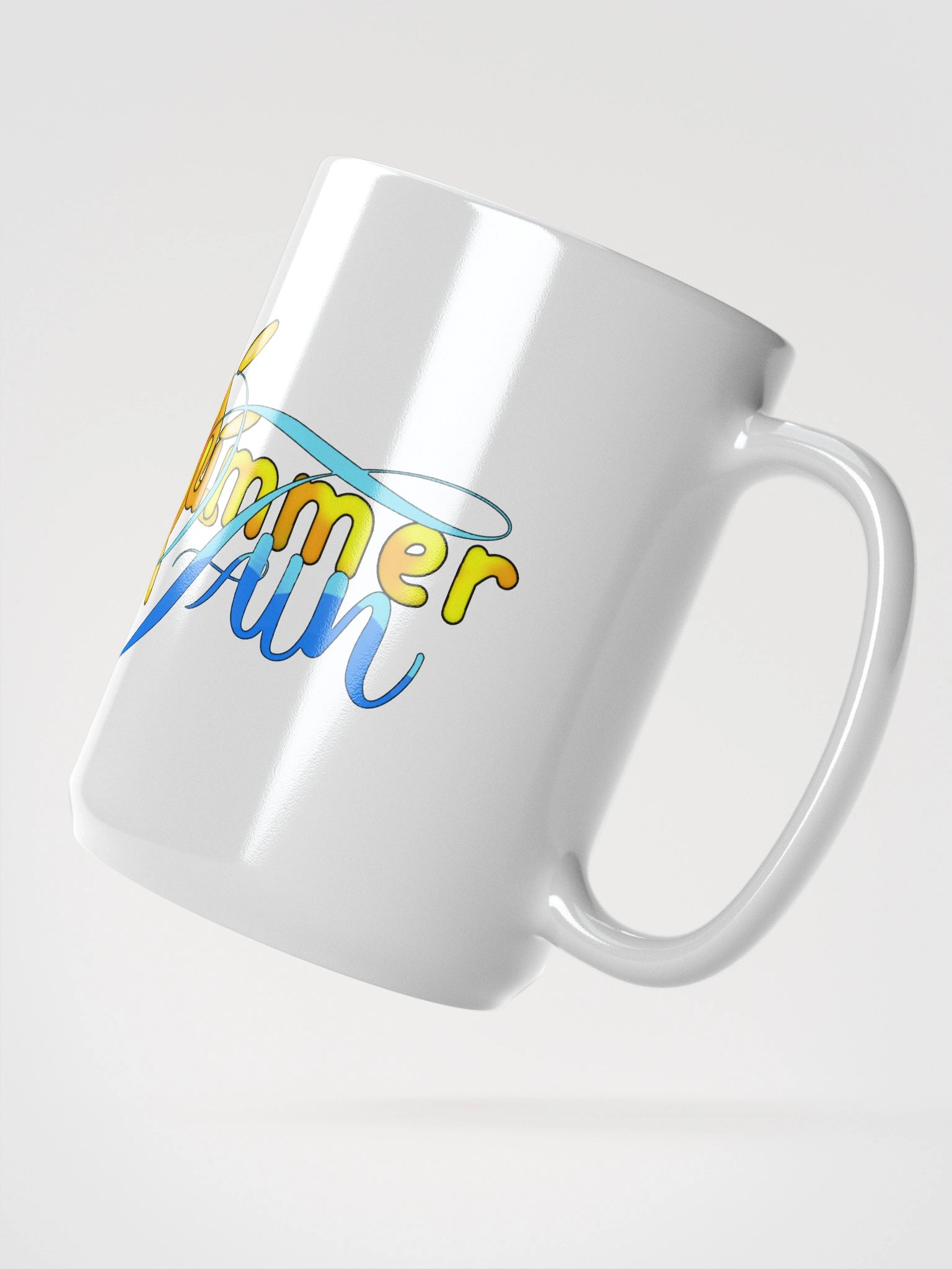 Summer Fun Ducky Coffee Mug 15oz product image (3)