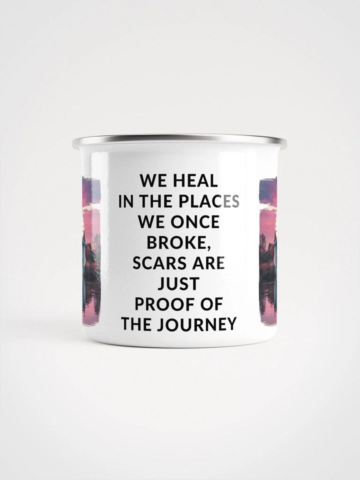 Sunset Bridge Enamel Mug product image (2)