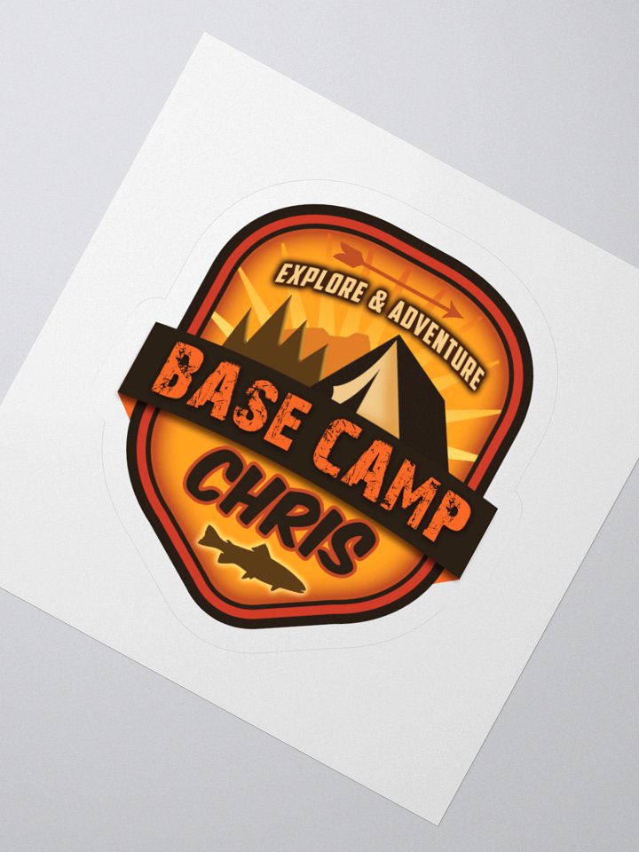Explore and Adventure Base Camp Sticker product image (4)