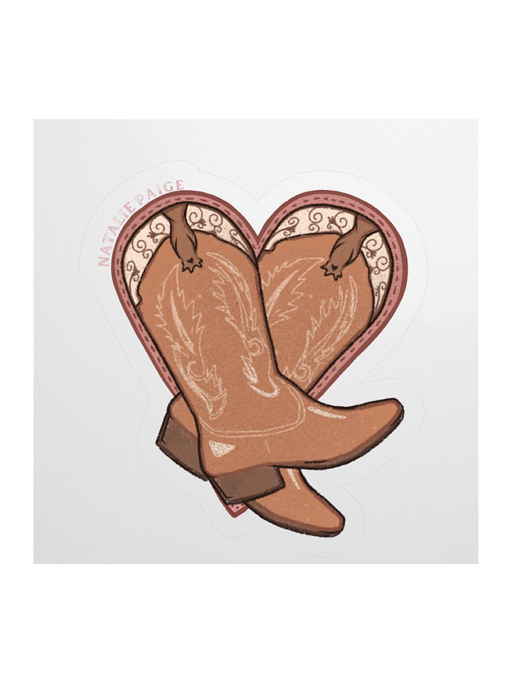 Natalie Paige Boots Sticker product image (1)