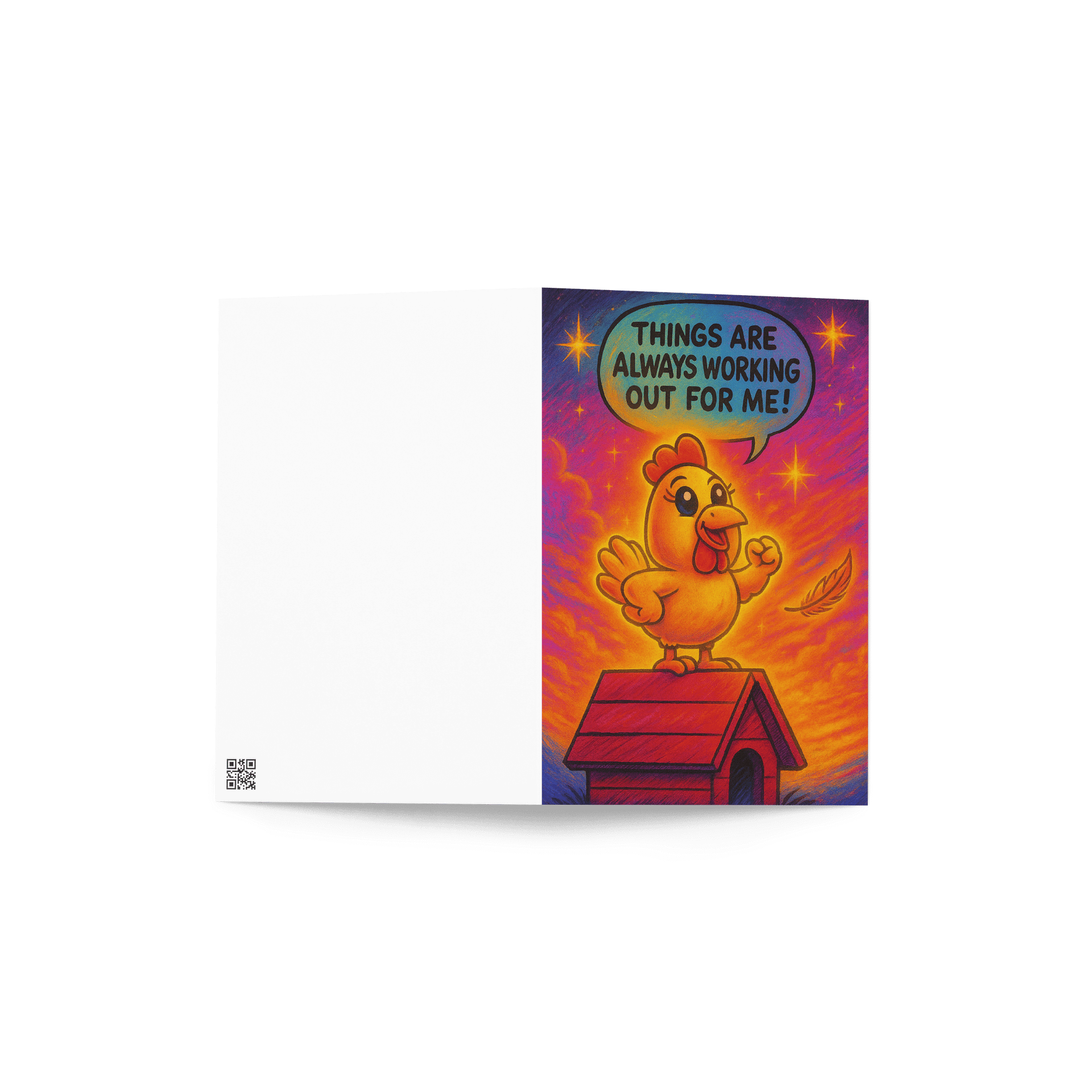 Abrahen Chicks - Things Are Always Working Out For Me - Card product image (4)