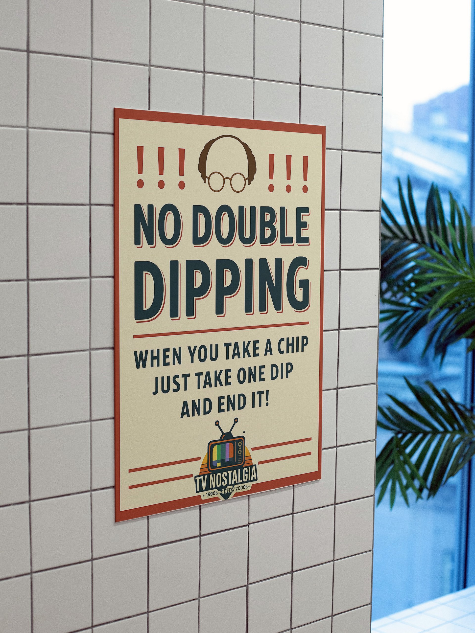 No Double Dipping Poster product image (2)