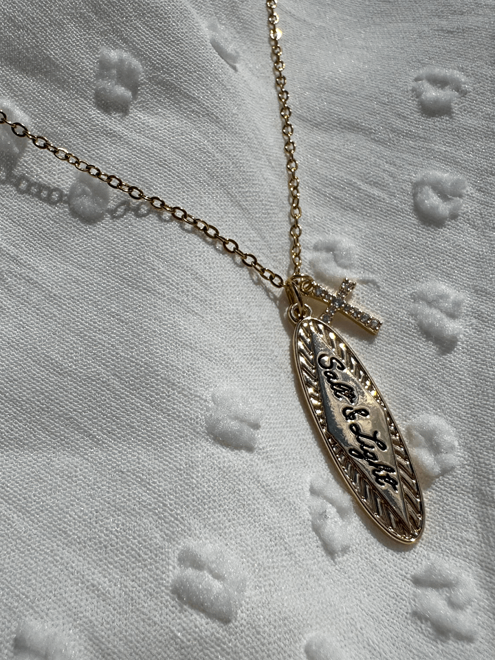 Salt and Light Gold Necklace product image (2)