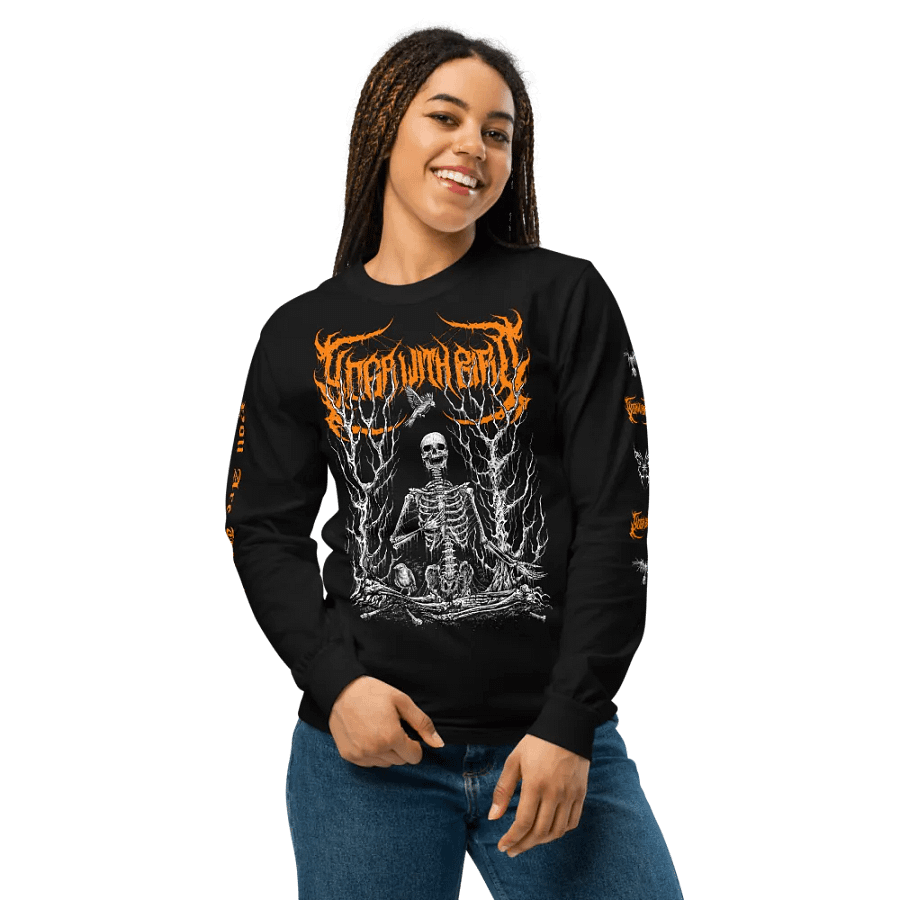 Corpse Pose Orange Logo Long Sleeve product image (6)