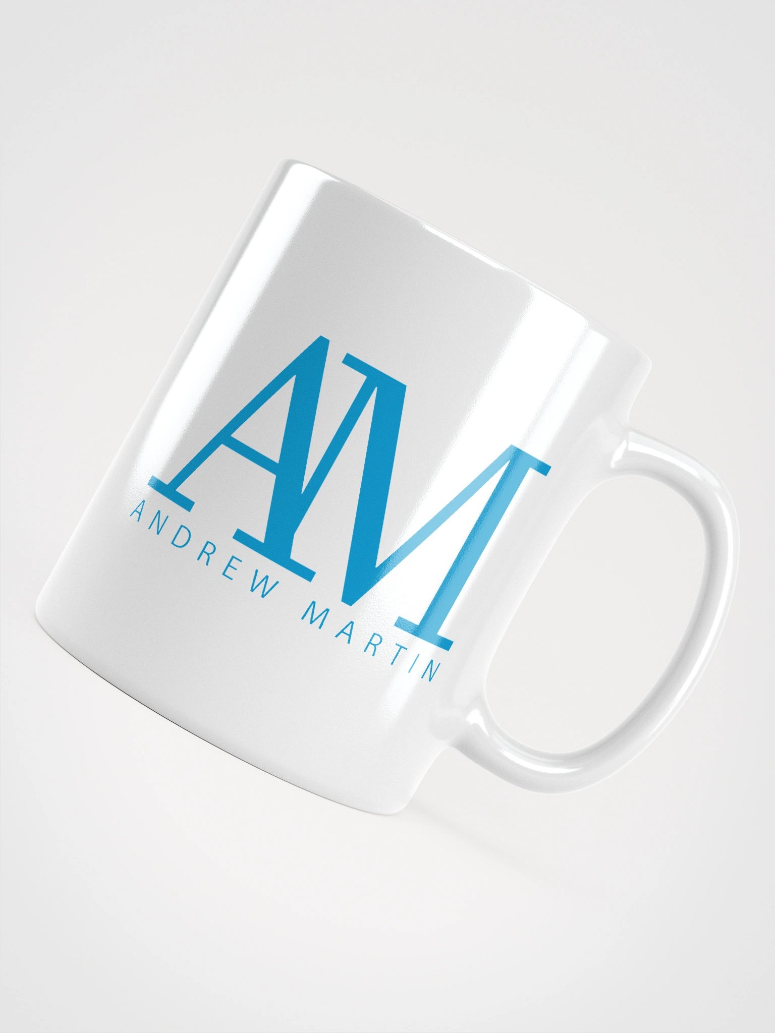 AM01 Andrew Martin Logo White Glossy Mug product image (9)
