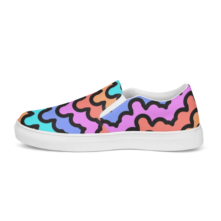 Rainbow Zigzag Slip-Ons product image (5)