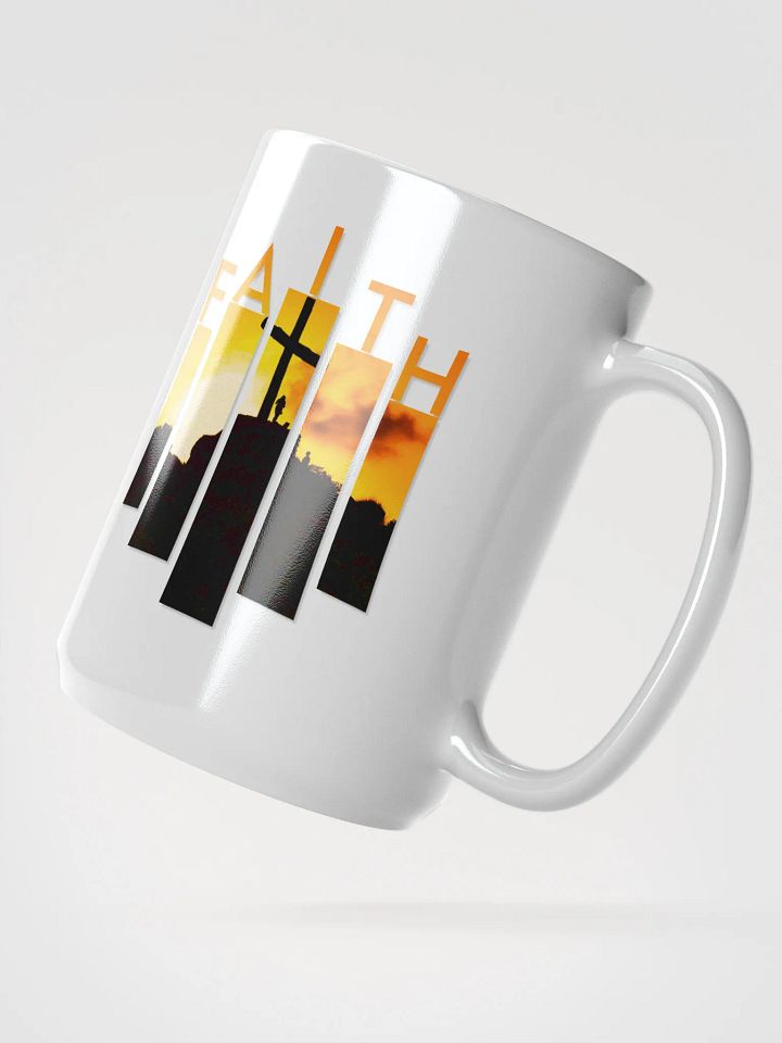 FAITH - Artistic Design White Glossy Mug product image (2)