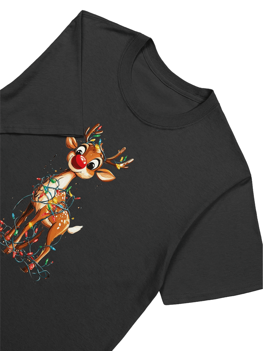 Reindeer Christmas Lights Unisex T-Shirt product image (3)