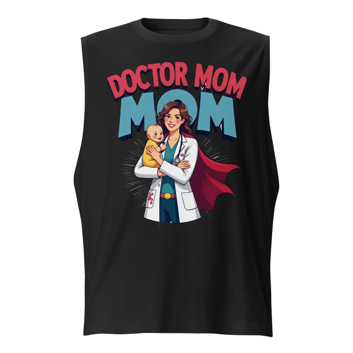 Doctor Mom Superhero Muscle Tank product image (1)