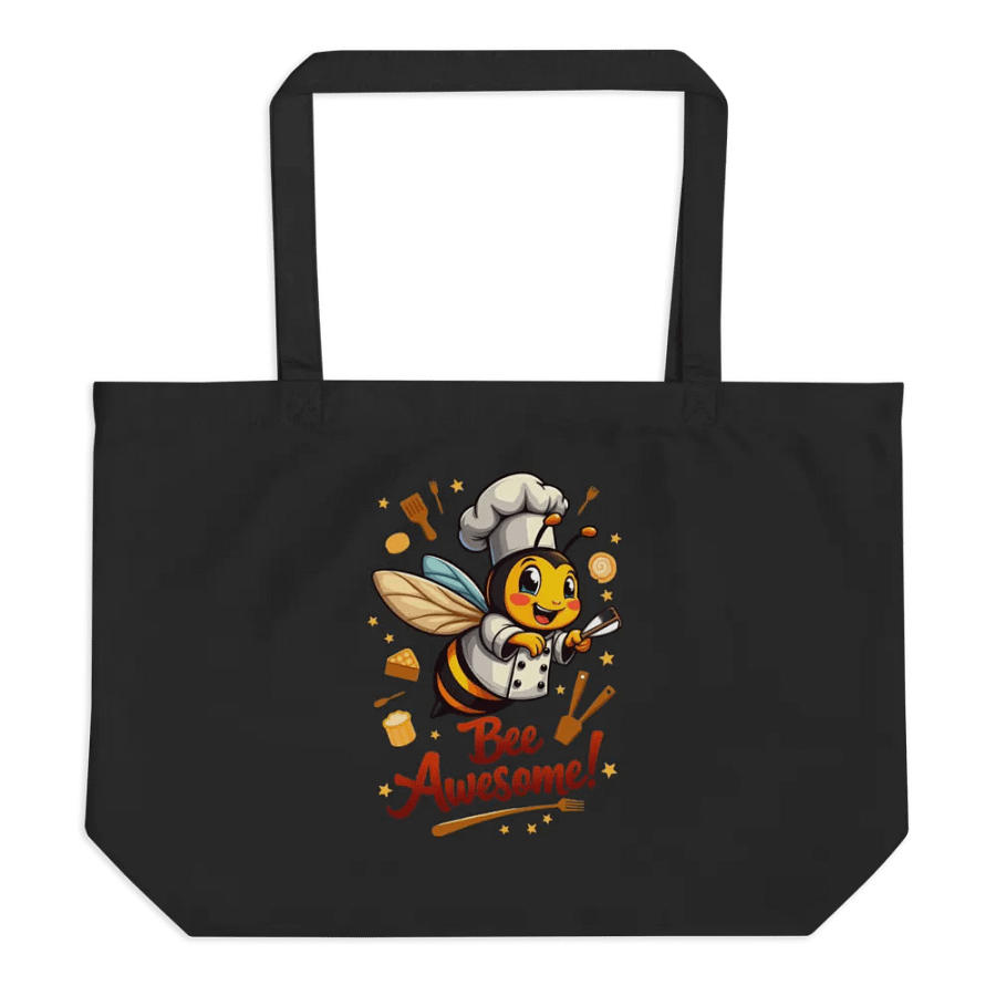 Bee Awesome! Eco-Friendly Chef Bee Tote product image (1)