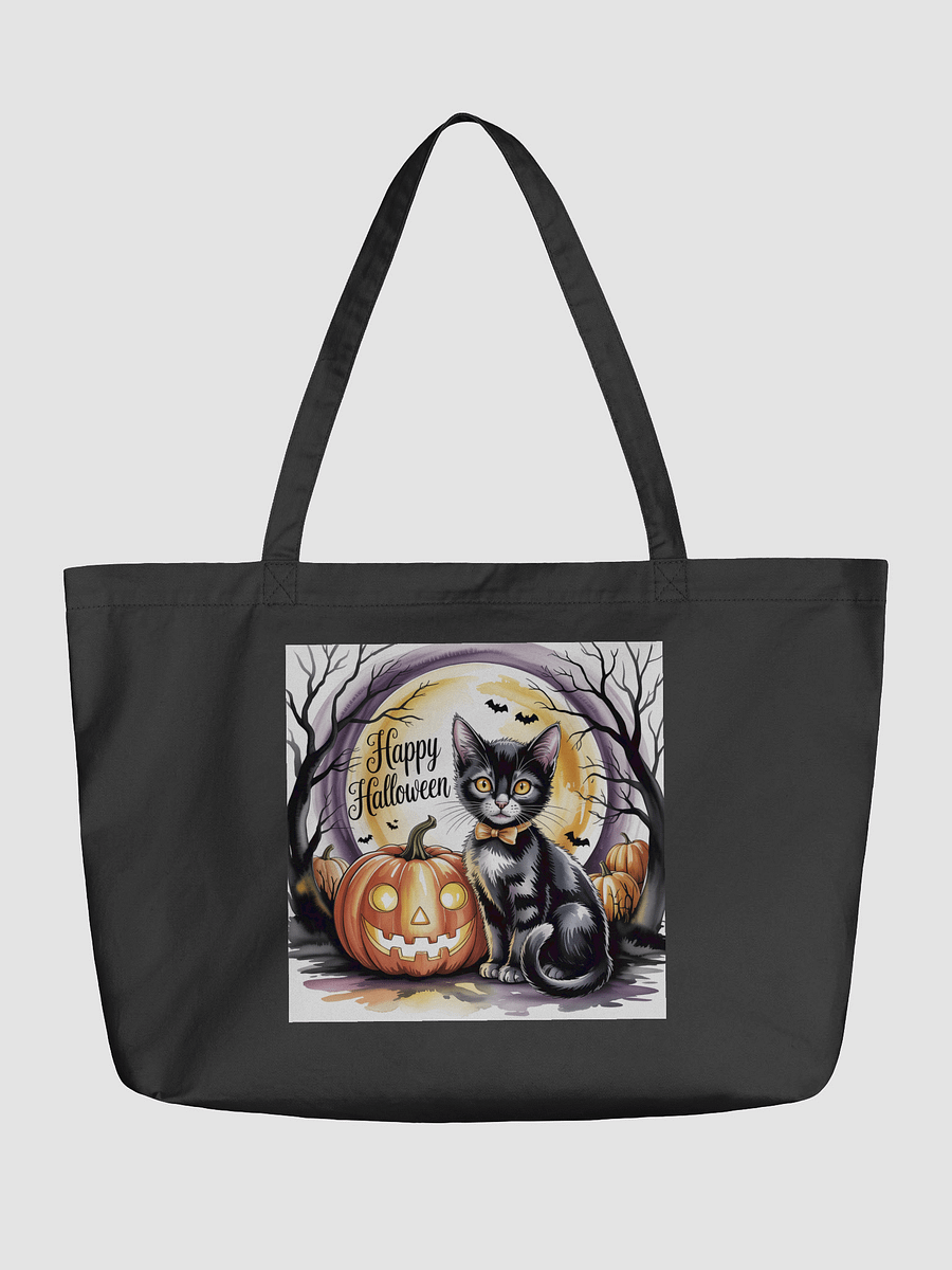 Whimsical Halloween Cat Tote Bag product image (1)