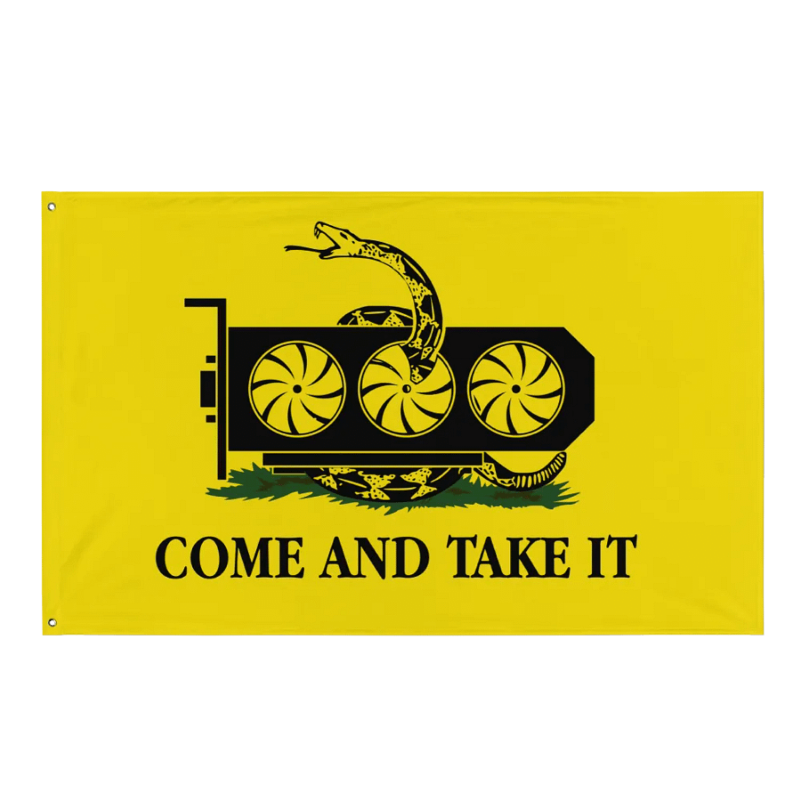 come and take it gpu flag - 100% polyester product image (1)