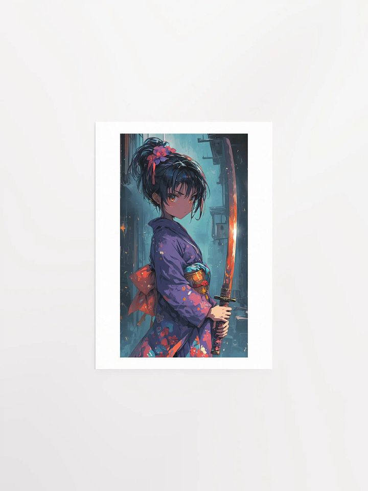 Samurai Girl Spirit Wall Art Poster product image (2)